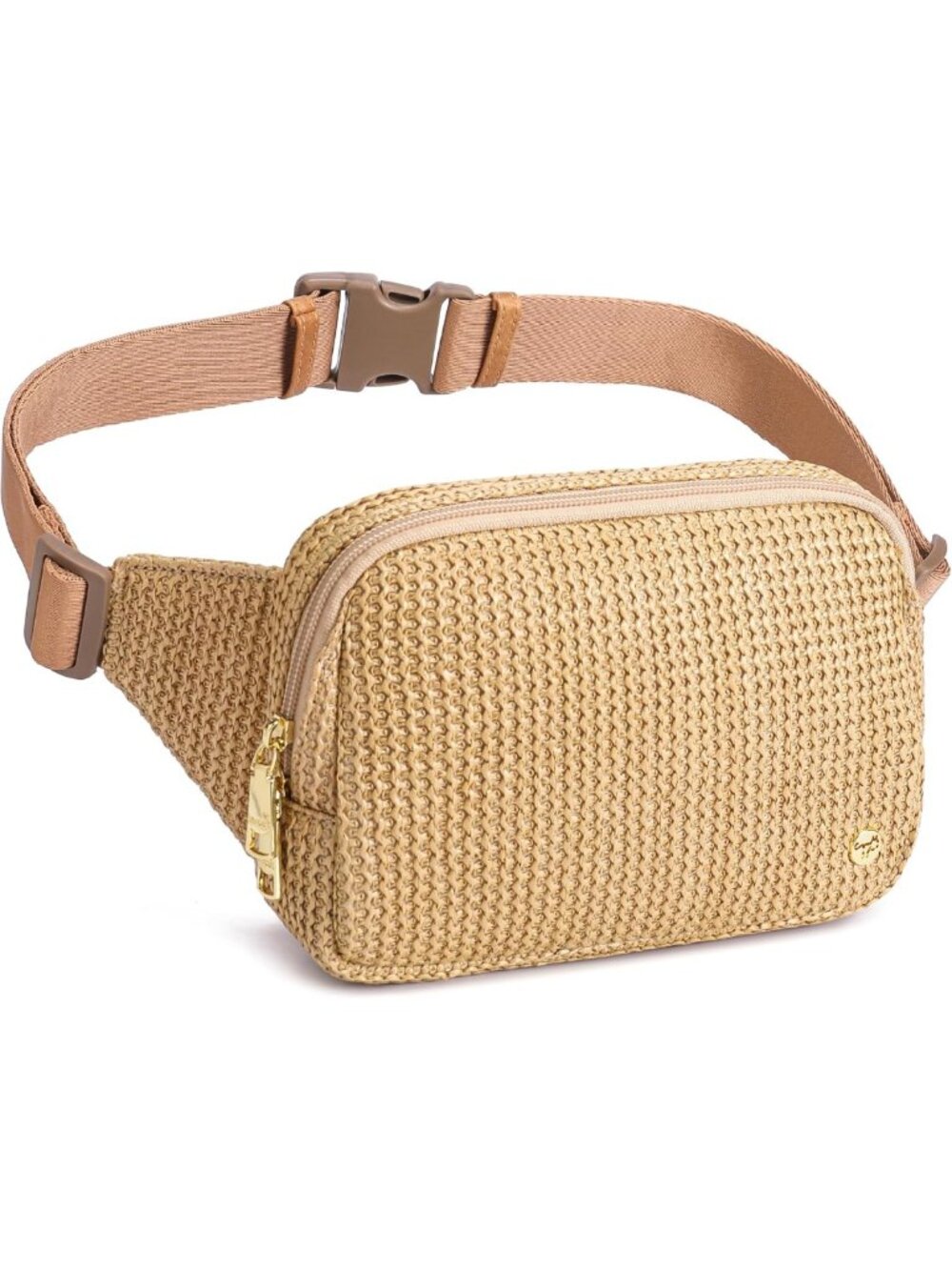 Stylish Faux Straw Belt Bag - Summer Crossbody Fanny Pack for Beach & Travel